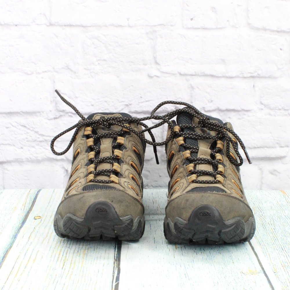 Oboz Sawtooth II Brown Leather Waterproof Lace Up Hiking Shoes Size 8.5 - Picture 4 of 9